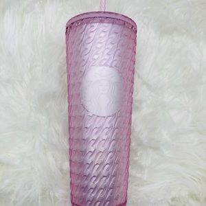 Starbucks Tumbler Pink Cherry Blossom Chain Link - Venti 24oz
